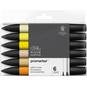 Winsor & Newton Winsor & ton Promarker Yellow Tones (Pack Of 6)