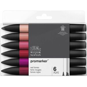 Winsor & Newton Winsor & ton Promarker Red Tones (Pack Of 6)