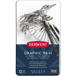 Derwent Professional Graphic Soft Pencils (Pack Of 12)