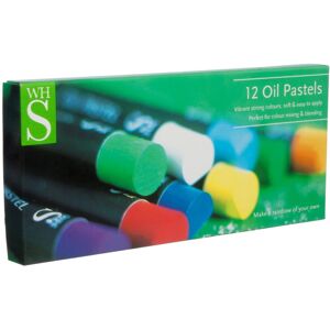 Whsmith Oil Pastels (Pack Of 12)