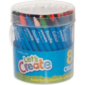 Whsmith Let'S Create Assorted Crayons (Pack Of 85)