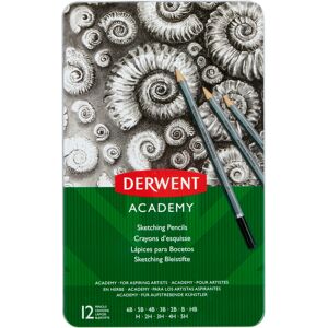 Derwent Academy Sketching Assorted Pencils (Pack Of 12)