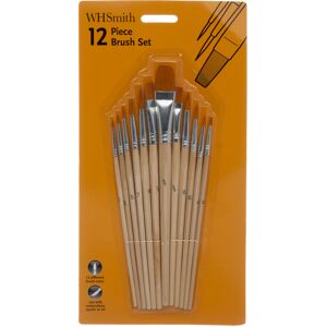 Whsmith Paint Brush Sets (Pack Of 12)