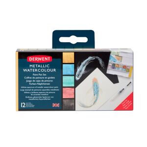 Derwent Professional Metallic Paint Pan Set