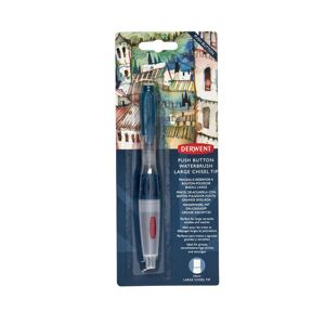 Derwent Professional Large Chisel Tip Push Button Waterbrush