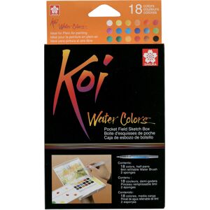 Sakura Koi Watercolours Sketch Box (Pack Of 18)