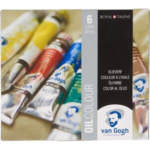 Royal Talens Van Gogh Oil Colour Starter Set With 6 Colours In 20ml Tube