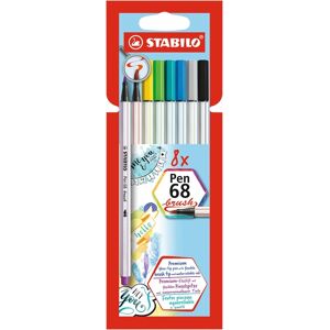 Stabilo Pen 68 Brush (Pack Of 8)