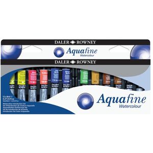 Daler-Rowney Aquafine Introduction Set 12x8ml Paint Tubes