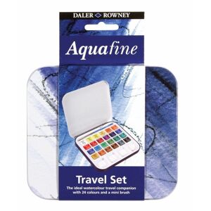 Daler-Rowney Aquafine 24 Half Pan Travel Tin