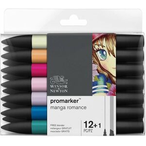 Winsor & Newton Winsor & ton Promarker Manga Romance (Pack Of 12)