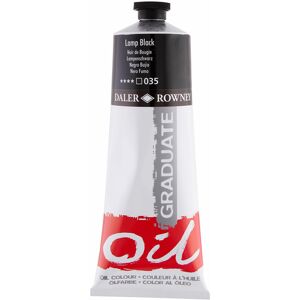 Daler-Rowney Graduate Oil 200ml Paint Tube Lamp Black