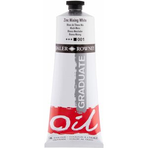 Daler-Rowney Graduate Oil 200ml Paint Tube Zinc Mixing White