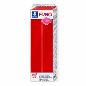 Staedtler Fimo Soft Modelling Clay 454g Christmas Red