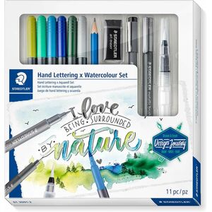 Staedtler Design Journey Hand Lettering And Watercolour Set