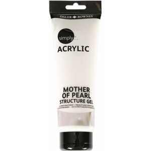 Daler-Rowney Simply Acrylic Mother Of Pearl Structure Gel 250ml