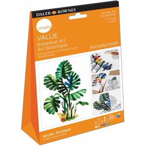 Daler-Rowney Simply Acrylic Activity Set Botanical