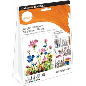 Daler-Rowney Simply Acrylic Activity Set Flower