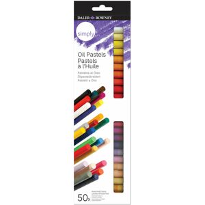 Daler-Rowney Simply Oil Pastels (Pack Of 50)