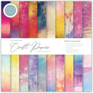 Craft Consortium The Essentials 6x6 Inch Retro Summer Paper Pad