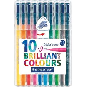 Staedtler Triplus Fibre-Tip Pens (Pack Of 10)