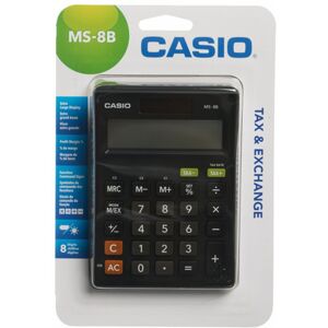 Casio Ms-8b Desk Calculator Black