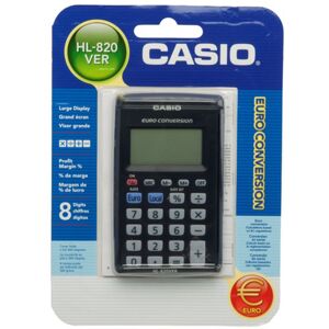 Casio Hl-820ver Pocket Calculator Black