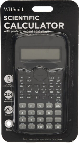 Whsmith Scientific Calculator Black