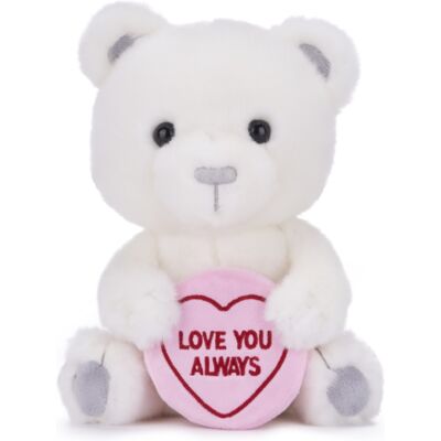 POSH PAWS INTERNATIONAL - Love Hearts 9-Inch Love You Always Bear - 9-Inch - Plush Bear POSH PAWS INTERNATIONAL - Love Hearts 9-Inch Love You Always Bear - 9-Inch - Plush Bear