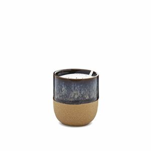 Paddywax Kin Teal Glaze Matcha Tea And Bergamot Glaze Ceramic Candle