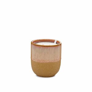 Paddywax Kin Dusty Pink Glaze Opal And Persimmon Ceramic Candle