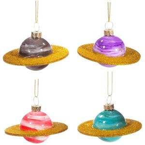 Sass & Belle Mini Planets Shaped Baubles Set Of 4