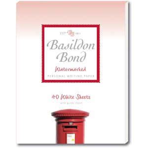 Basildon Bond P4to 178x229mm Writing Pad 40 Sheet White