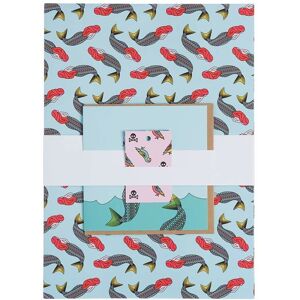 Storigraphic Ahoy Matey Mermaid Gift Wrap Set