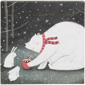 Whsmith Polar Bear Recyclable Christmas Card Pack Of 12