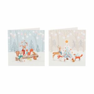 Whsmith Winter Wonderland Friends Christmas Card Pack Of 12