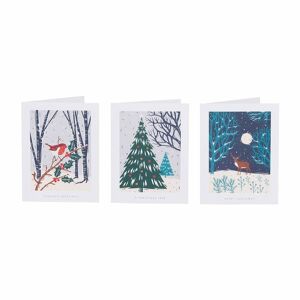 Whsmith Woodland Wonder Recyclable Christmas Card Pack Of 15