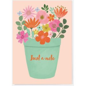 Dotty About Paper Blooms Flower Pot Note Cards Pack Of 10