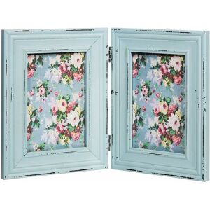 Sass & Belle Delilah Double Photo Frame Blue