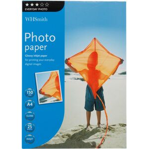 Whsmith A4 Everyday Glossy Photo Paper 25 Sheets