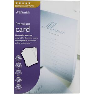 Whsmith White 100 Sheets Of Premium Quality Card