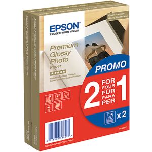 Epson Premium Glossy Photo Paper 100x150mm 2-For-1 (Pack Of 40 + 40 Free) C13s042167