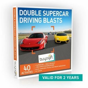 Buyagift Double Supercar Driving Blasts Gift Experience