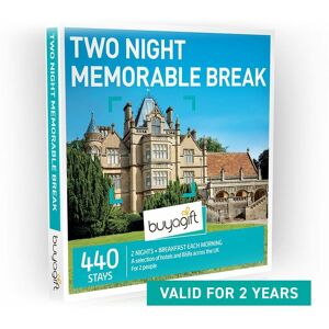 Buyagift Two Night Memorable Break Gift Experience