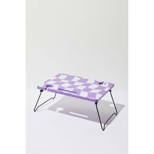 Typo Picnic Warped Amethyst Checkerboard Table For Two