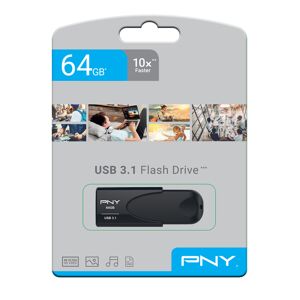 Pny 64 Gb Black Attache 4 Usb 3.1 Flash Drive
