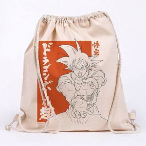 Dragon Ball Goku Drawstring Canvas Bag