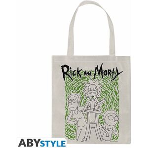 Rick Morty Portal Cotton Tote Bag