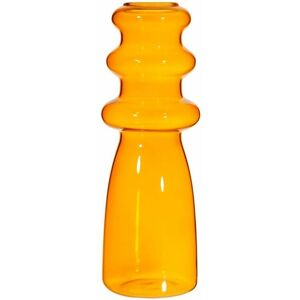 Sass & Belle Orange Ripple Vase