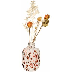 Sass & Belle Small Brown Speckled Glass Vase